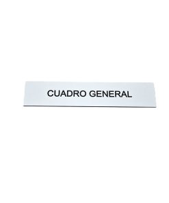 etiqueta adhesiva puerta cuadros elécticos 100x20mm