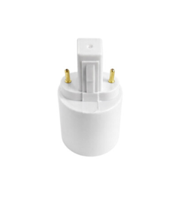 adaptador portalámparas G23 a rosca E-27