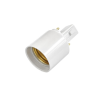 adaptador portalámparas G23 a rosca E-27