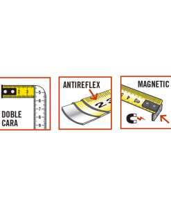 flexómetro RATIO 5m25mm PROTEC PRO magnético