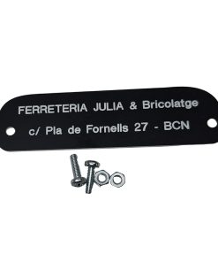 placa con agujeros para buzones ARFE
