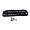 placa con agujeros para buzones ARFE