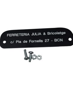 placa con agujeros para buzones ARFE